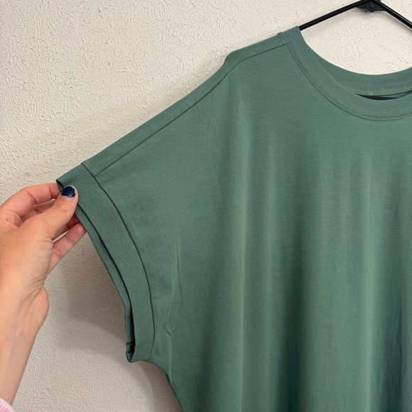 NEW Universal Standard Elizabeth Easy Fit Dress in Silver Pine Size 14 -16 - Picture 5 of 9